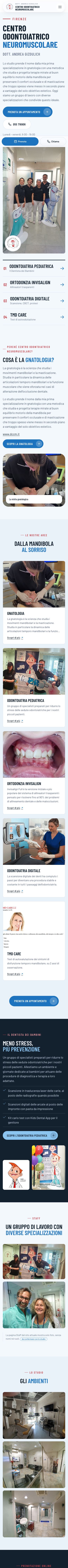 Il nuovo sito su smartphone